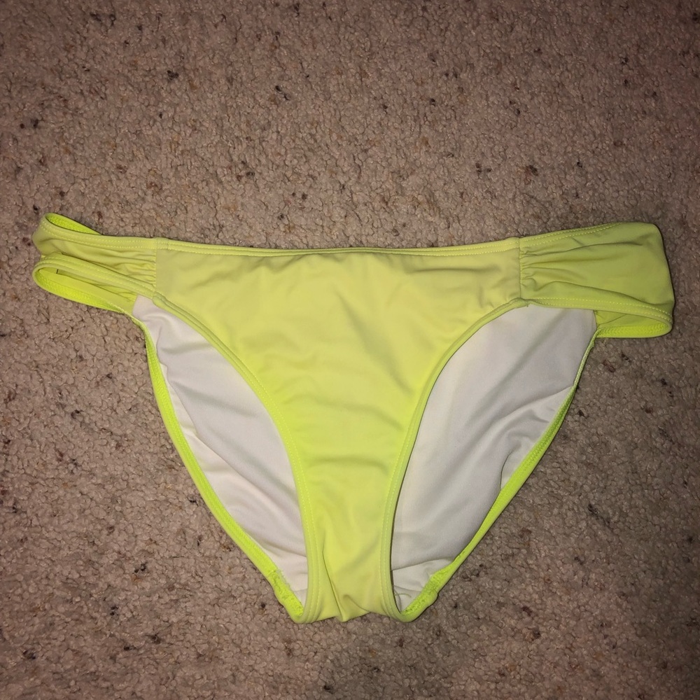 PINK Neon Yellow/Green Bikini Bottoms